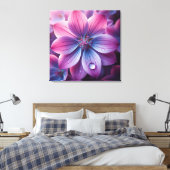 Toile Floral rose et violet Lilac (Insitu(Chambre))