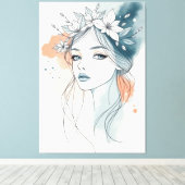 Toile Floral Serenity (Insitu (Plancher de Bois))