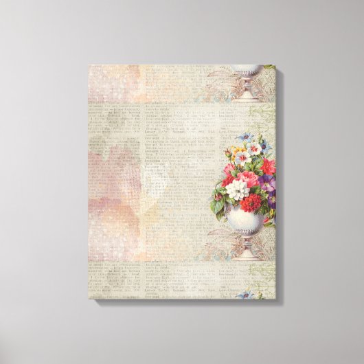 Toile Floral victorien (Recto)