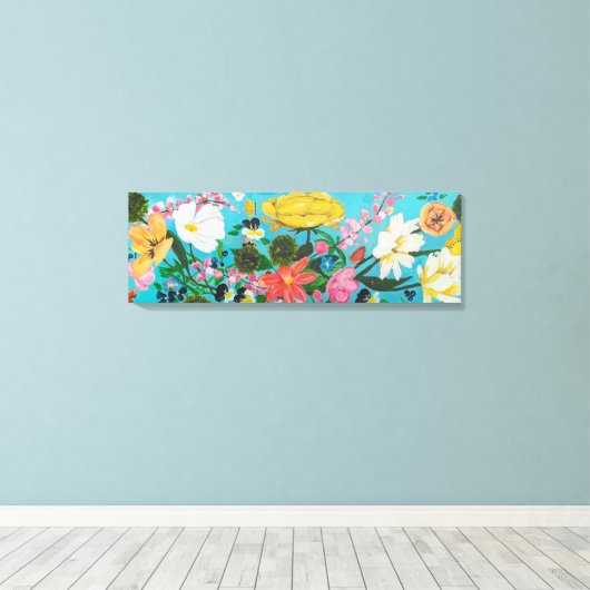 Toile florale (Insitu (Plancher de Bois))