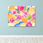 Toile florale en gras (Insitu (Plancher de Bois))