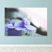 Toile Florale violette (Insitu (Plancher de Bois))