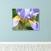 Toile Floralphotographie de Purple Iris (Insitu (Plancher de Bois))