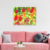 TOILE FLORE COLORÉE #1 (Insitu(Salon))