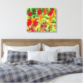 TOILE FLORE COLORÉE #1 (Insitu(Chambre))