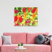TOILE FLORE COLORÉE #1 (Insitu(Salon))