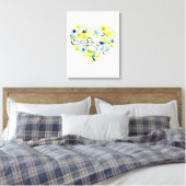 Toile Flore de coeur I (Insitu(Chambre))
