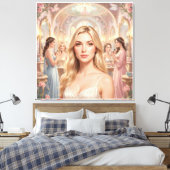 Toile Flore délicate et beauté classique (Insitu(Chambre))