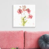 Toile Flore rose foncé (Insitu(Salon))