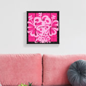 Toile Flore rose Playé Design (Insitu(Salon))