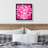 Toile Flore rose Playé Design (Insitu(Chambre))