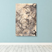 Toile Flore tatouée I (Insitu (Plancher de Bois))