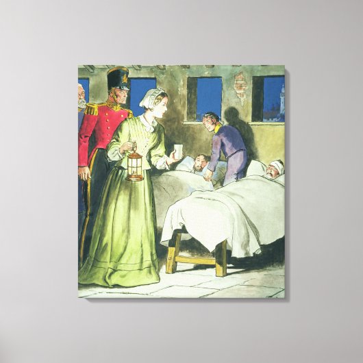 Toile Florence Nightingale (1820-1910) de "Peeps into (Recto)