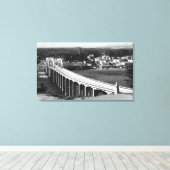 Toile Florence, Oregon Town View et Siuslaw Bridge (Insitu (Plancher de Bois))