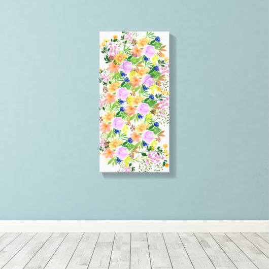 Toile Flores Lilás (Insitu (Plancher de Bois))