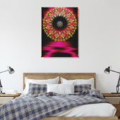 Toile Floretiana Psychedelic Love Art Enveloppé Canvas (Insitu(Chambre))