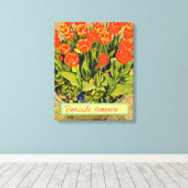 Toile Floriade Canberra Australie festival de fleurs tul (Insitu (Plancher de Bois))