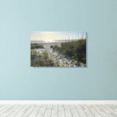 Toile Florida Beach Photographie de Cocoa Beach Floride (Insitu (Plancher de Bois))
