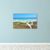 Toile Florida Beach Photographie de Cocoa Beach Floride (Insitu (Plancher de Bois))