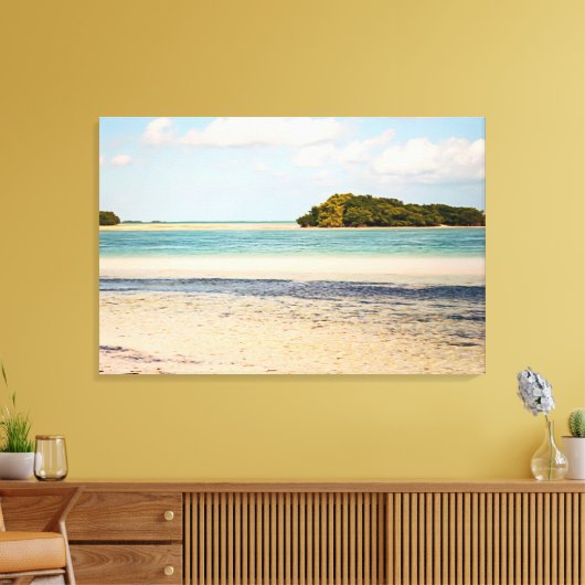 Toile Floride Keys Bahia Honda Beach Island View (Insitu(Salon))