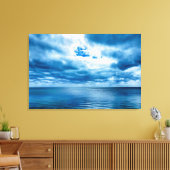 Toile Floride Keys Deep Blue Ocean Ciel nuageux (Insitu(Salon))