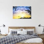 Toile Floride Keys Palm Tree Sunset Sky scène (Insitu(Chambre))
