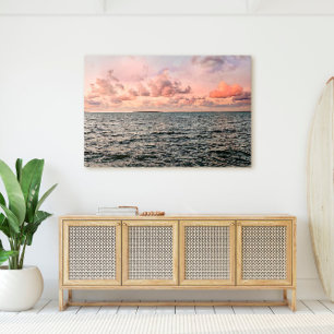 Toile Floride Keys Pastel Ocean Sunset Scène