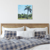 Toile Floride Monet Palm (Insitu(Chambre))