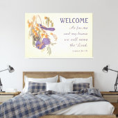 Toile Floride Scrub Jay Birds et Verse Doormat (Insitu(Chambre))