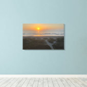 Toile Floride Sunrise Beach Photo Cocoa Beach Floride (Insitu (Plancher de Bois))