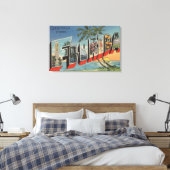 Toile FlorideGrandes lettres scènesFloride (Insitu(Chambre))