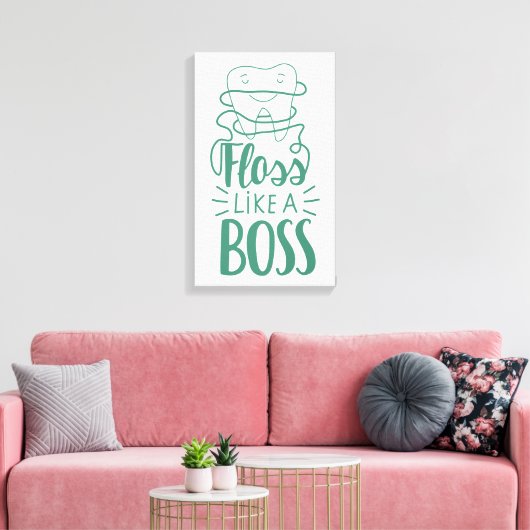 Toile Floss Comme Un Boss (Insitu(Salon))