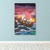 Toile Flotte d'invasion Viking (Insitu (Plancher de Bois))