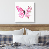 Toile Flower Butterfly (Insitu(Chambre))
