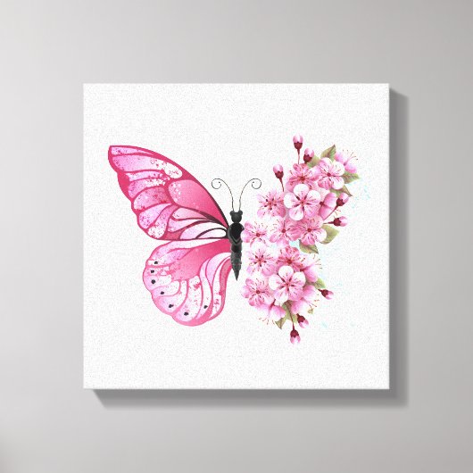 Toile Flower Butterfly (Recto)