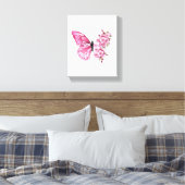 Toile Flower Butterfly (Insitu(Chambre))