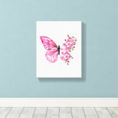 Toile Flower Butterfly (Insitu (Plancher de Bois))