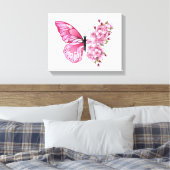 Toile Flower Butterfly (Insitu(Chambre))