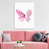 Toile Flower Butterfly (Insitu(Salon))