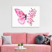 Toile Flower Butterfly (Insitu(Salon))