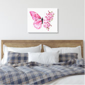Toile Flower Butterfly (Insitu(Chambre))