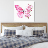 Toile Flower Butterfly (Insitu(Chambre))