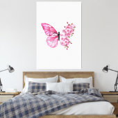 Toile Flower Butterfly (Insitu(Chambre))