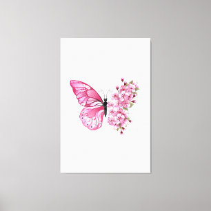 Toile Flower Butterfly