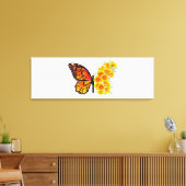 Toile Flower Butterfly with Yellow California Poppy (Insitu(Salon))