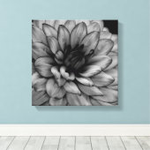 Toile Flower Dahlia (Insitu (Plancher de Bois))