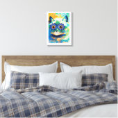 Toile Flower Eyes Chat, Louis Wain (Insitu(Chambre))