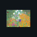 Toile Flower Garden by Gustav Klimt<br><div class="desc">Beautiful colorful painting of a flower garden by Gustav Klimt. Amazing variations of colors and beautiful flowers fit beautiful on many sorts of wonderful products and venft ideas.</div>