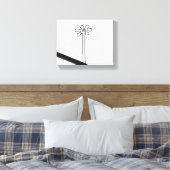 Toile Flower Nazca Pérou ancien idole géoglyphe symbole  (Insitu(Chambre))