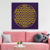Toile Flower OF Life 2 - tampon or (Insitu(Salon))